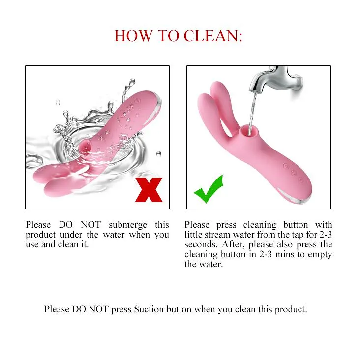 Вакуумный стимулятор клитора с вибрацией Pretty Love Ralap (светло-розовый) - фото 6