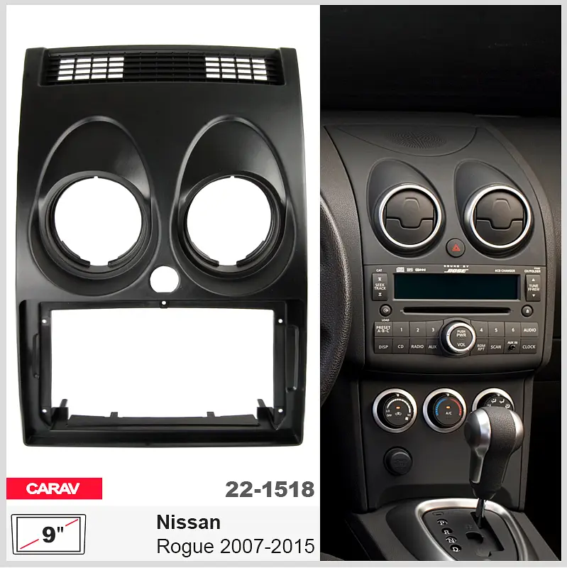Переходная рамка Nissan Rogue Carav 22-1518 - фото 5