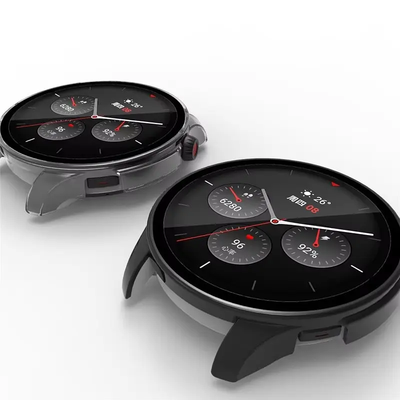 Защитный чехол Tamister для смарт-часов Amazfit Balance с пленкой черный - фото 5