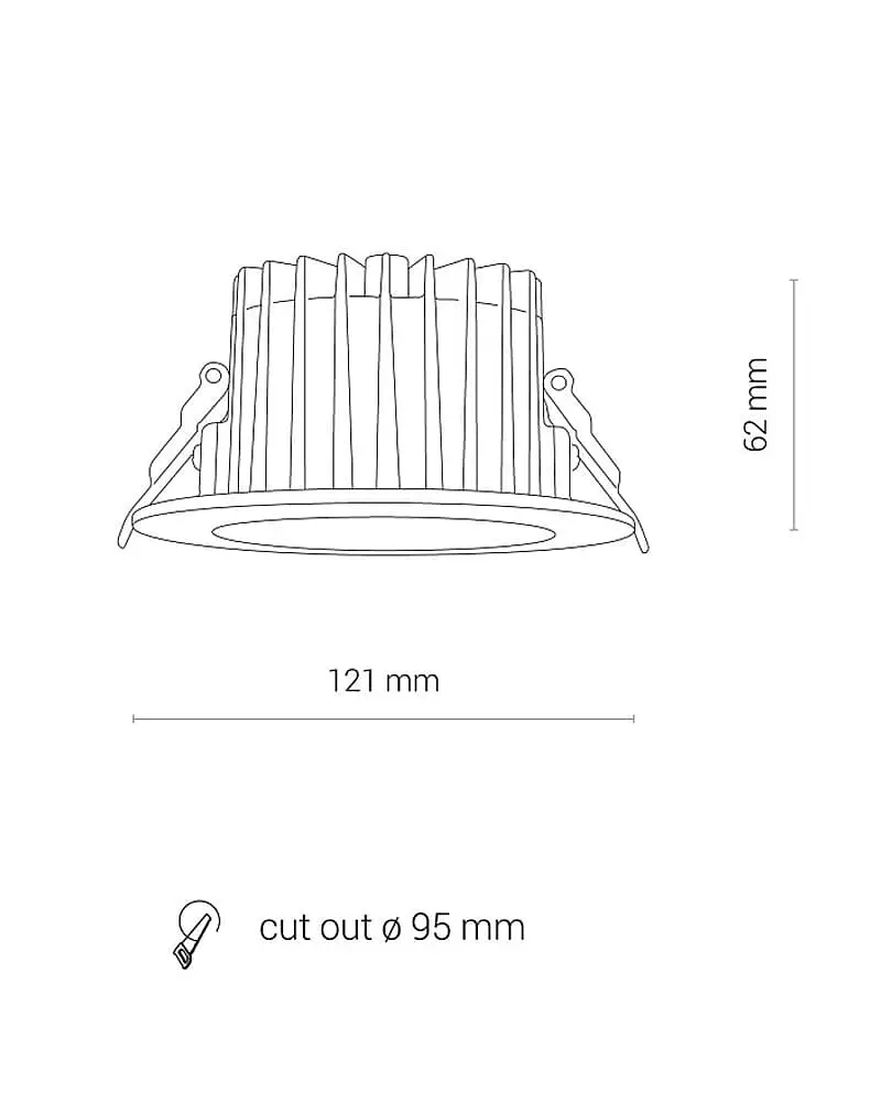Точечный светильник Nowodvorski 8772 CL Kea LED - фото 8