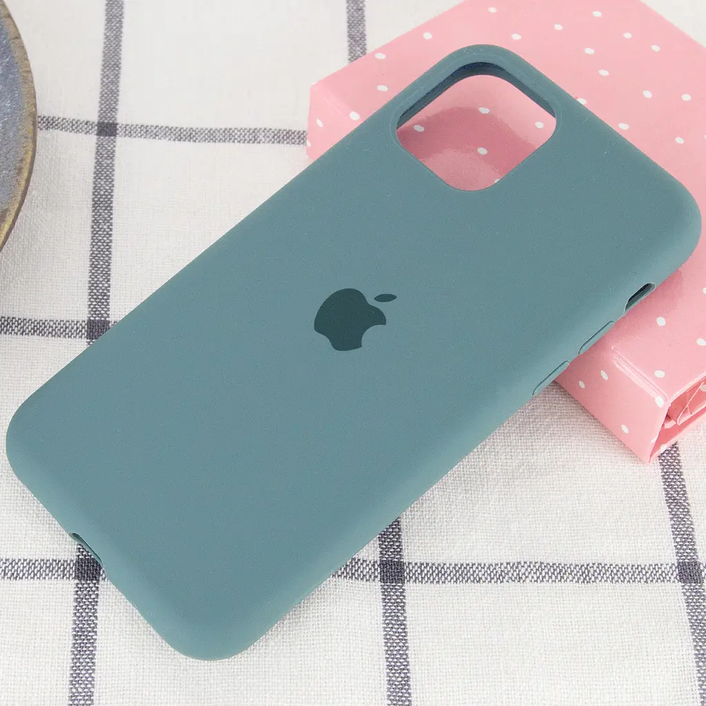 Чохол Silicone Case Full Protective AA для Apple iPhone 11 6.1" Зелений / Pine green - фото 2