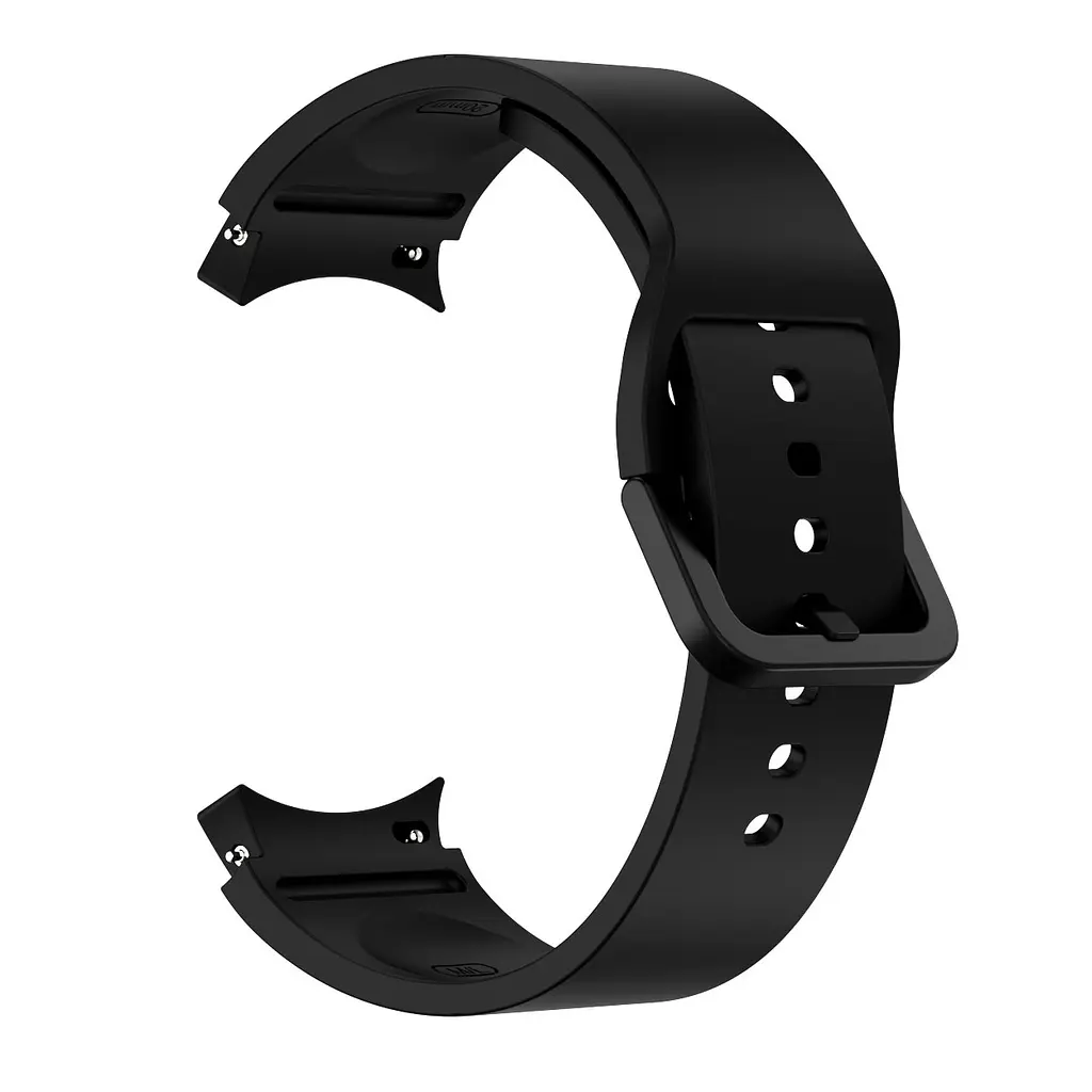 Браслет Color Angle Samsung Galaxy Watch 6 Classic 43mm 6 Classic 47mm - чорний ширина кріплення 20мм силікон Watchbands (W29-8WB29173211) - фото 3