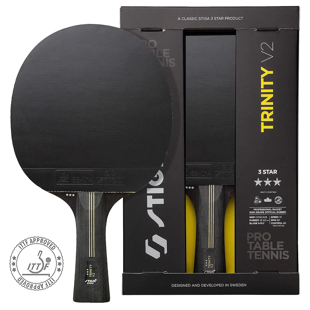 Ракетка для настільного тенісу Stiga Trinity V2 3 Star FL (1213-1208-35)