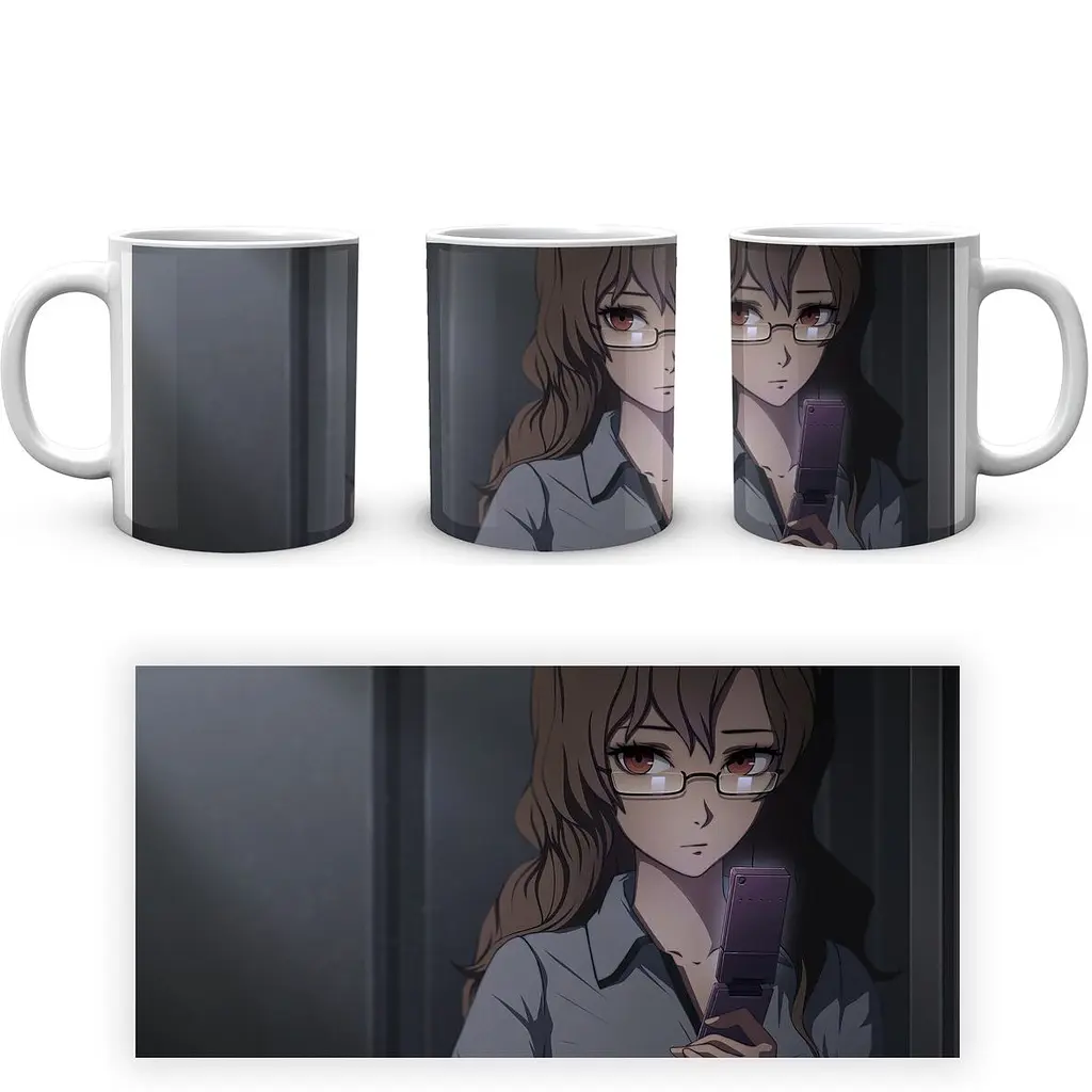 Кухоль GeekLand Steins Gate Брама Штейна Моека SG 08 330 мл білий - фото 3