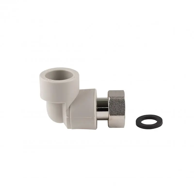 Кутник PPR Thermo Alliance з накидною гайкою 25х3/4" ВР DSE702
