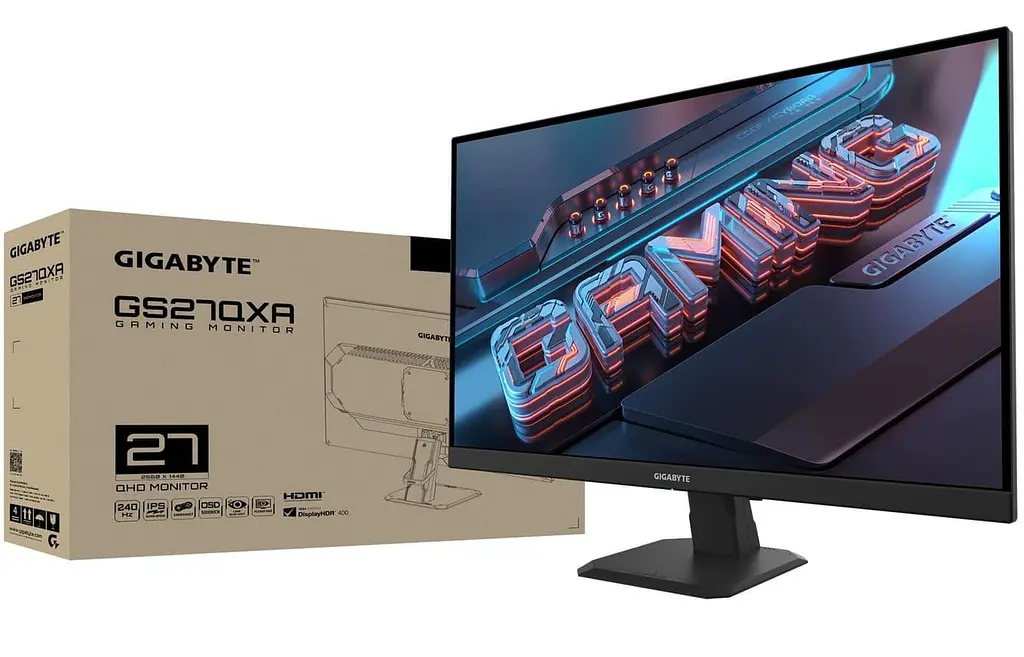 Монітор 27" GIGABYTE iтор GS27QXA Gaming Monitor QHD 240Hz (GS27QXA Gaming Monitor) 2560x1440 (QHD, 2K) IPS 240 Hz - фото 11