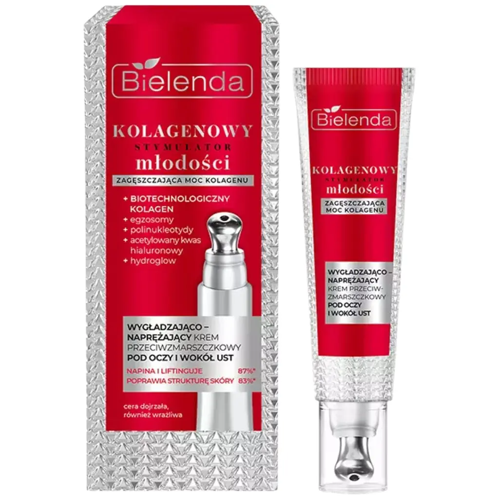 Крем Bielenda Collagen Youth Stimulator підтягуючий для області навколо очей і рота 15 мл - фото 2