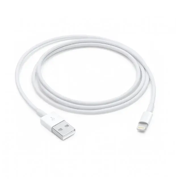 Кабель Lightning Foxconn A1480 A75 1 м белый - фото 4