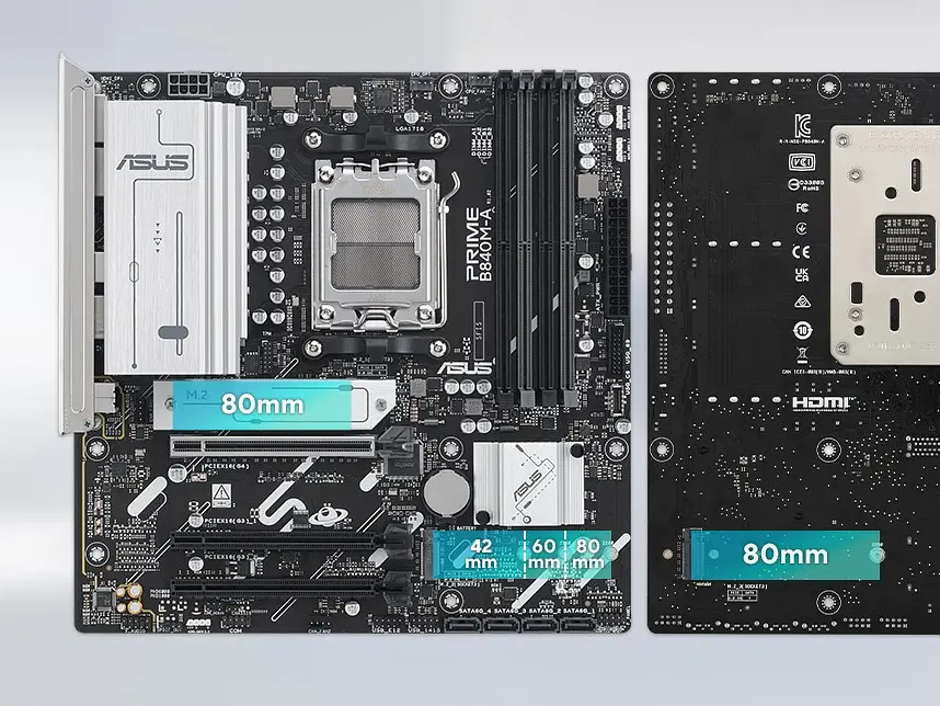 Материнська плата Asus Prime B840M-A-CSM Socket AM5 - фото 10