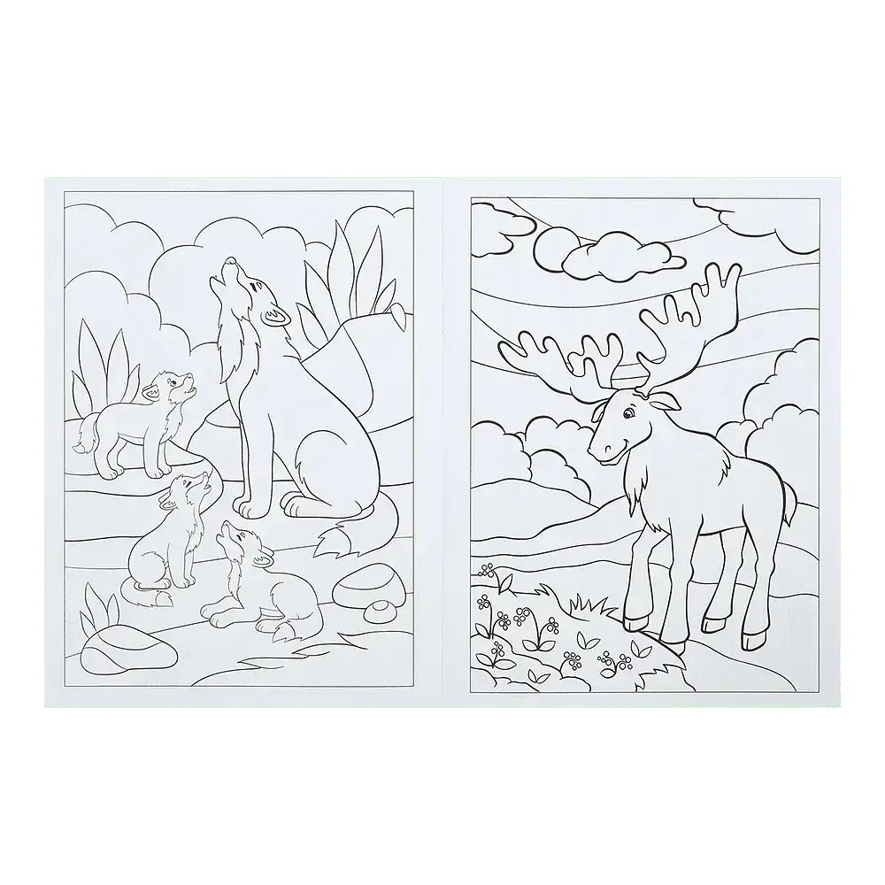 Розмальовка ZiBi Лісові тварини Kids Line (ZB.16029) - фото 3