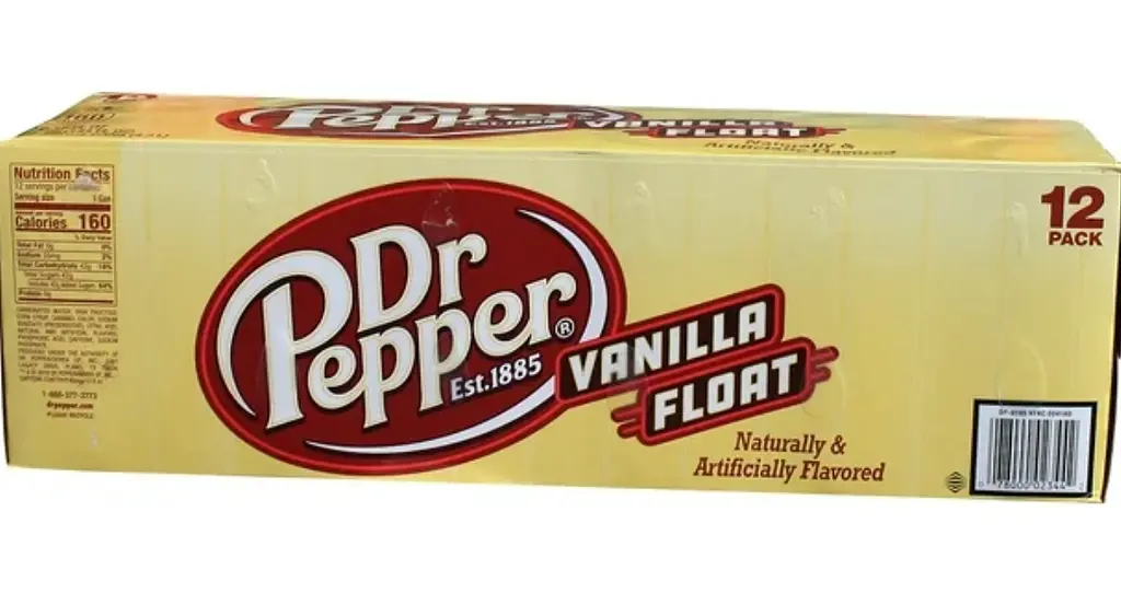 Газований напій Dr Pepper Vanilla Float Cans 12 х 355 мл - фото 2