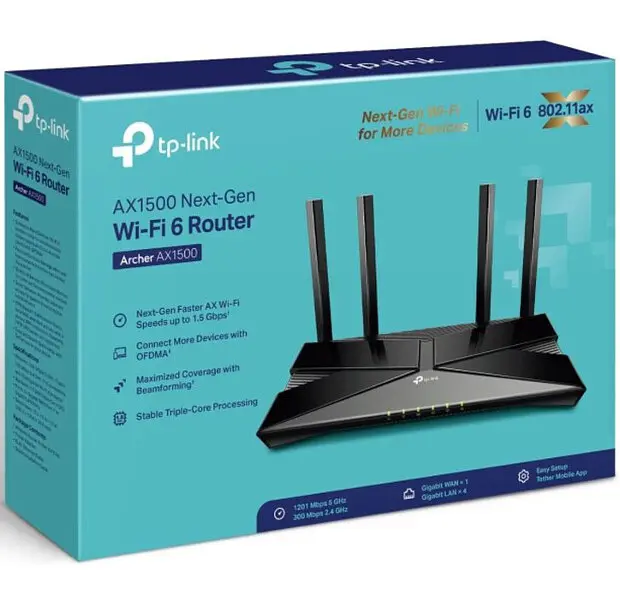 Маршрутизатор TP-Link Archer AX1500 - фото 4