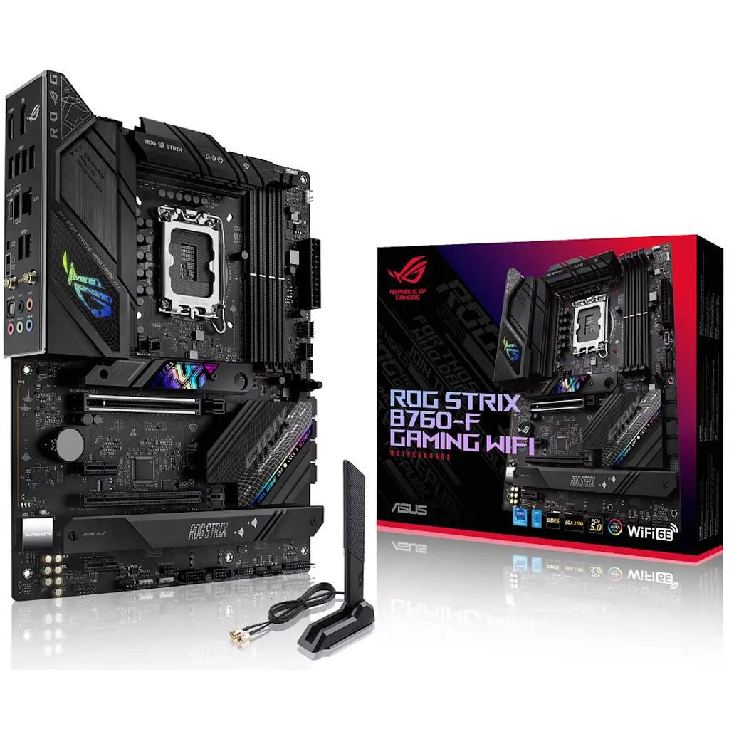 Материнська плата Asus ROG Strix B760-F Gaming WiFi Socket 1700 - фото 8