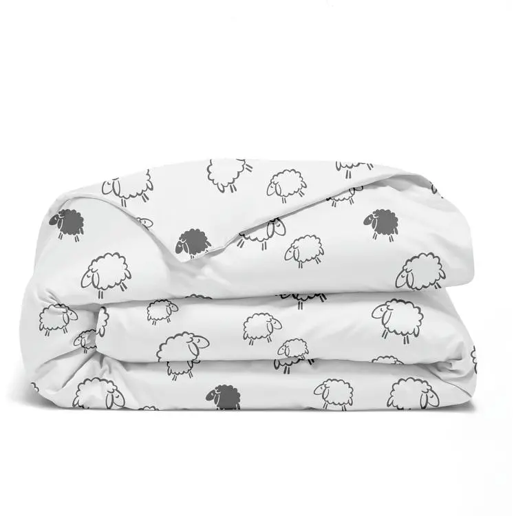 Підковдра двоспальна 180х220 SHEEP DARK GREY COSAS (4822052091548)
