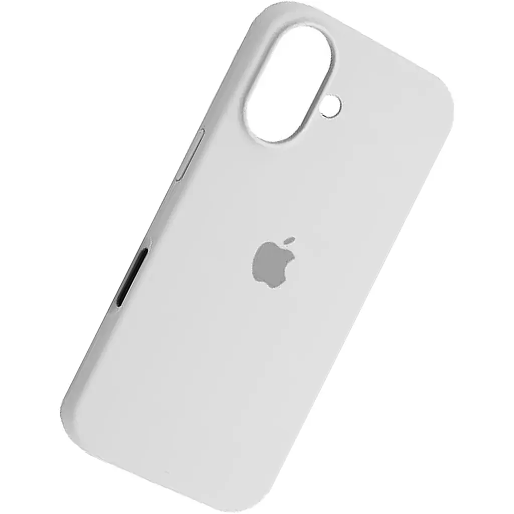 Чехол Silicone Case для Apple iPhone 16 Plus White AA [115100] - фото 3