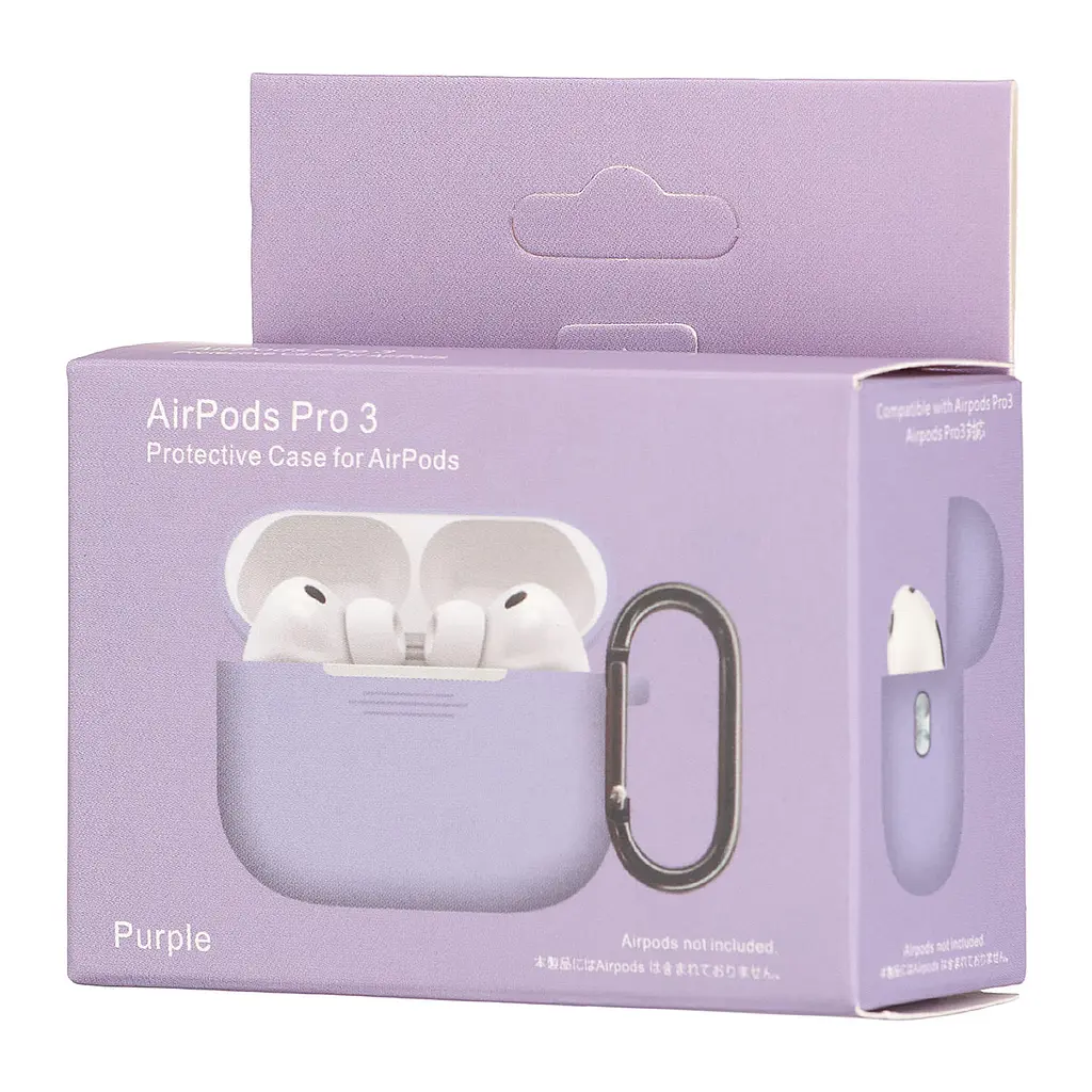Чохол Silicone Case 1,2mm for AirPods Pro 3 Фіолетовий - фото 2