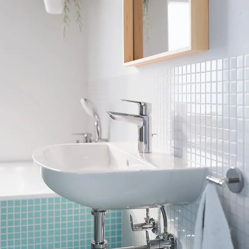 Змішувач для умивальника Grohe BauLoop М-size одноважільний Хром 30412 - фото 9