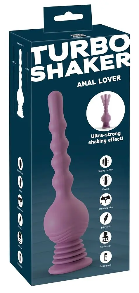Анальний вібратор Turbo Shaker Anal Lover - фото 7