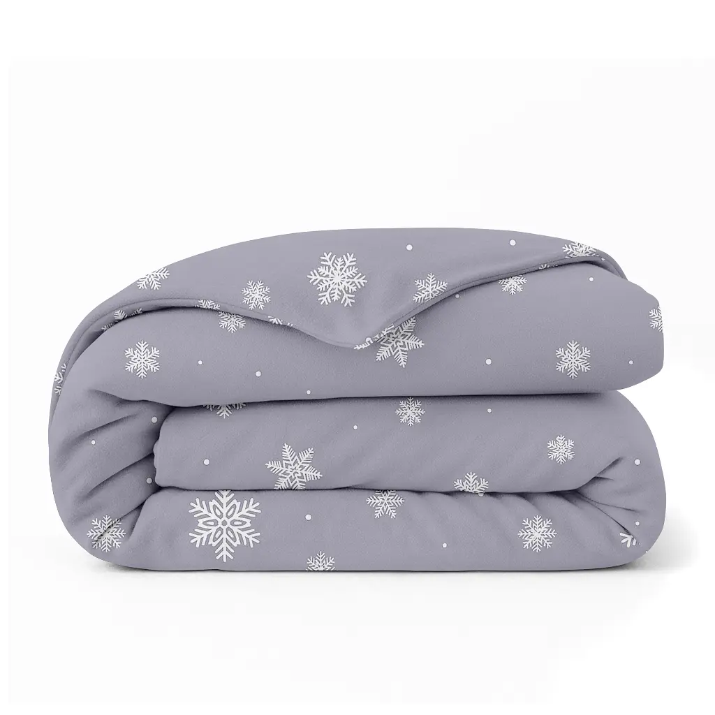 Дитяча постільна білизна фланель в ліжечко SNOWFLAKES FROST CS5 COSAS (4822052477151) - фото 3