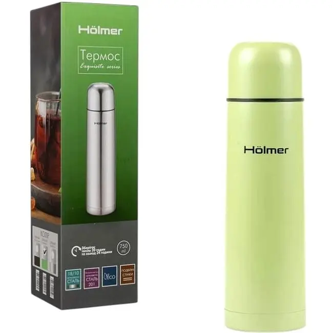 Термос Holmer 750 мл зелений (TH-00750-SG Exquisite) - фото 8