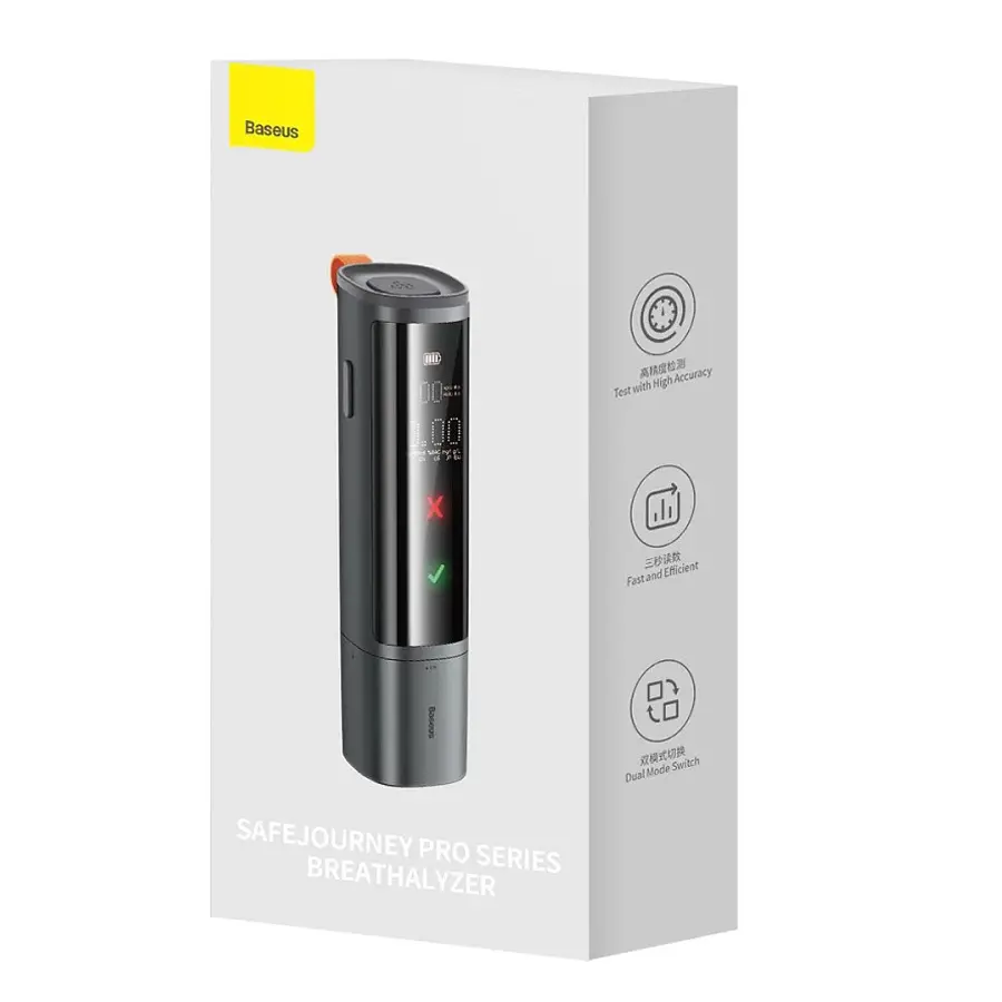 Алкотестер Baseus SafeJourney Pro Series Breathalyzer (BS-CH008) - фото 6