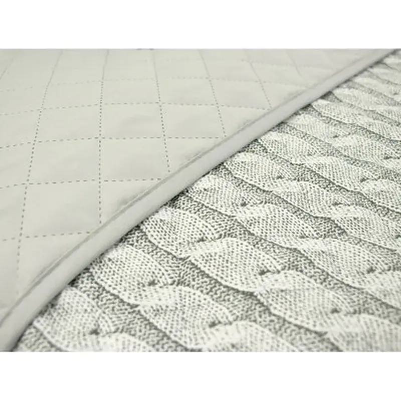 Покривало Руно декоративне Grey Braid 212х240 см (Р329.52_Grey Braid) - фото 4
