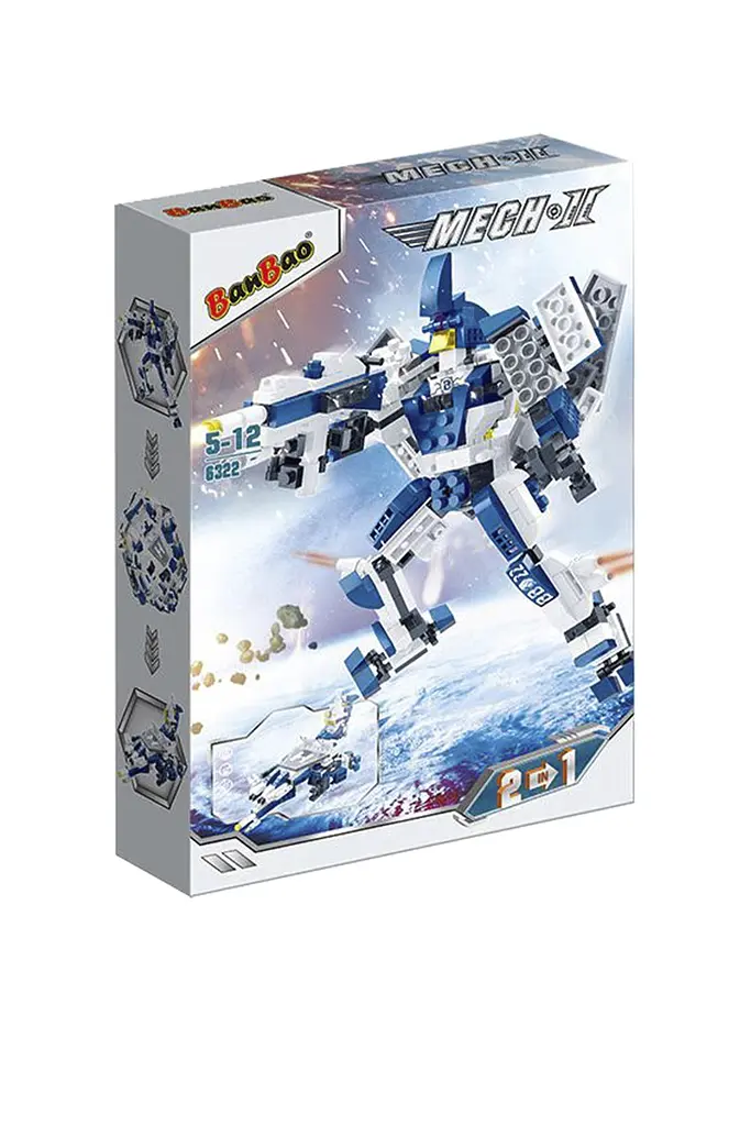 Конструктор-трансформер "Mech 2" Захисник BanBao 6322 ЦБ-00279380