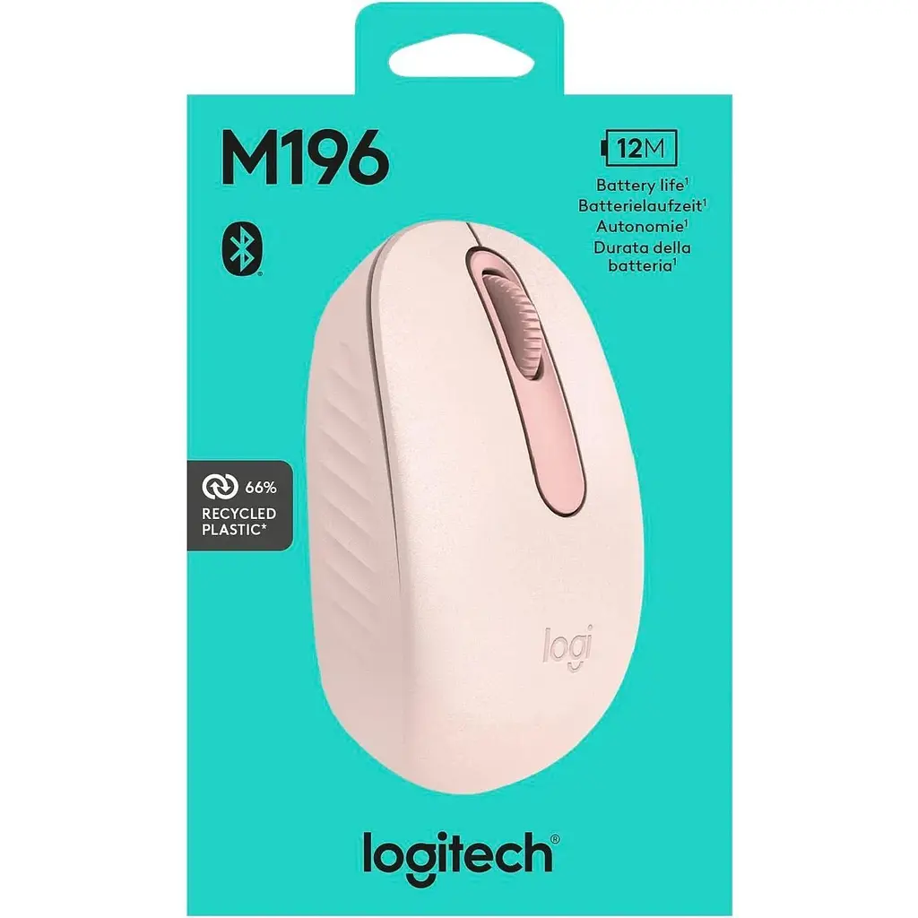 Миша Logitech M196 Rose (910-007461) [127490] - фото 8