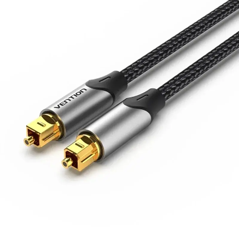 Кабель мультимедійний Optical Toslink 1.0m gray Vention (BAVHF)