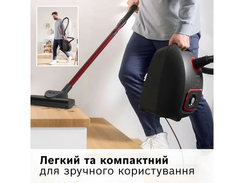 Пилосос з мішком Bosch Serie 4 BGL41POW2H - фото 7