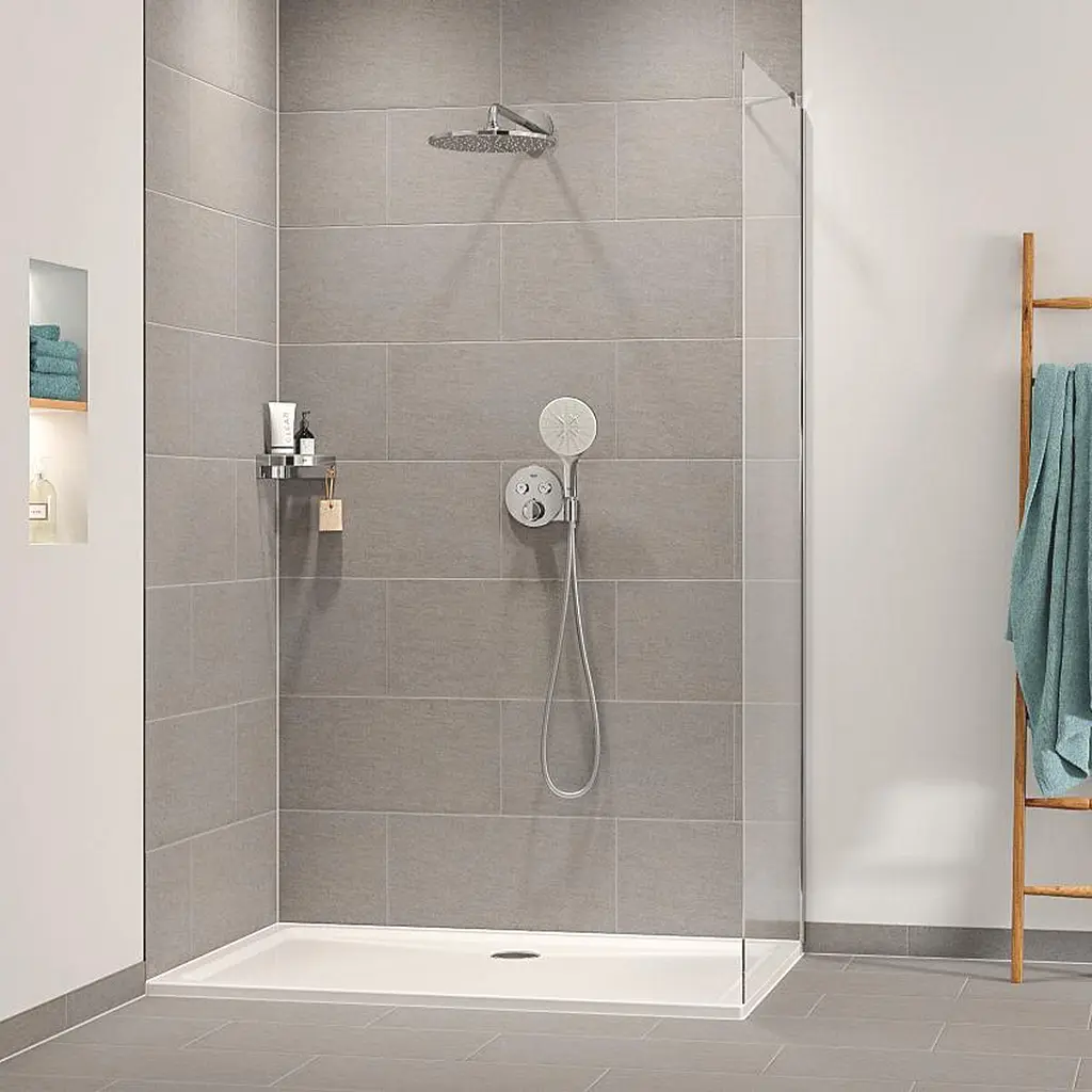 Душова система прихованого монтажу термостатична Grohe QuickFix Precision Smartcontrol 34877000, Хром - фото 9