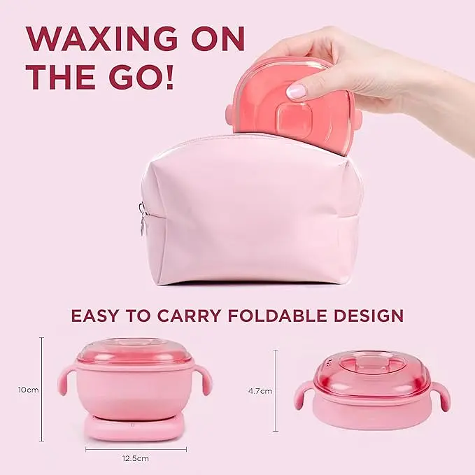 Апарат для нагрівання воску Wax kettle / Комплектний силіконовий воскоплав AND651 / Воскоплав із силіконовою чашею 400мл - фото 4
