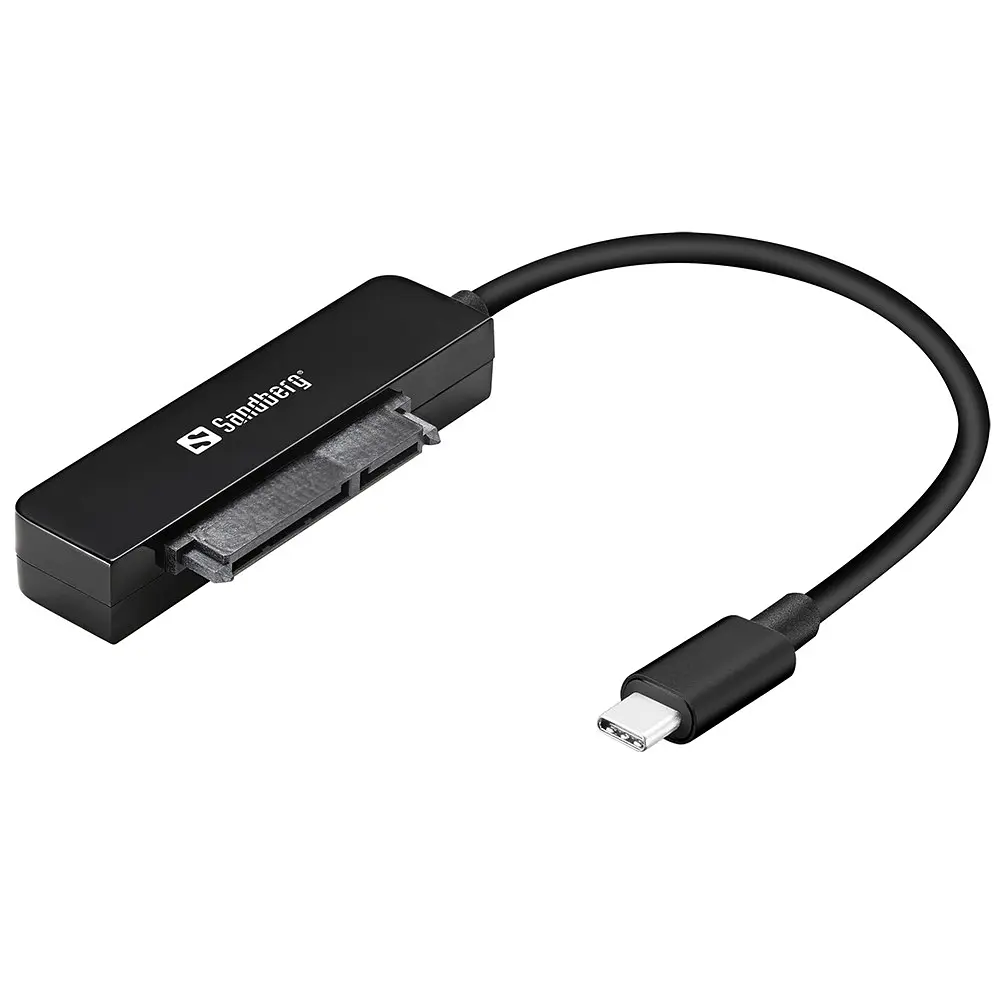 Перехідник USB 3.1 Type-С SATA III (F), Gen.2 Sandberg чорний