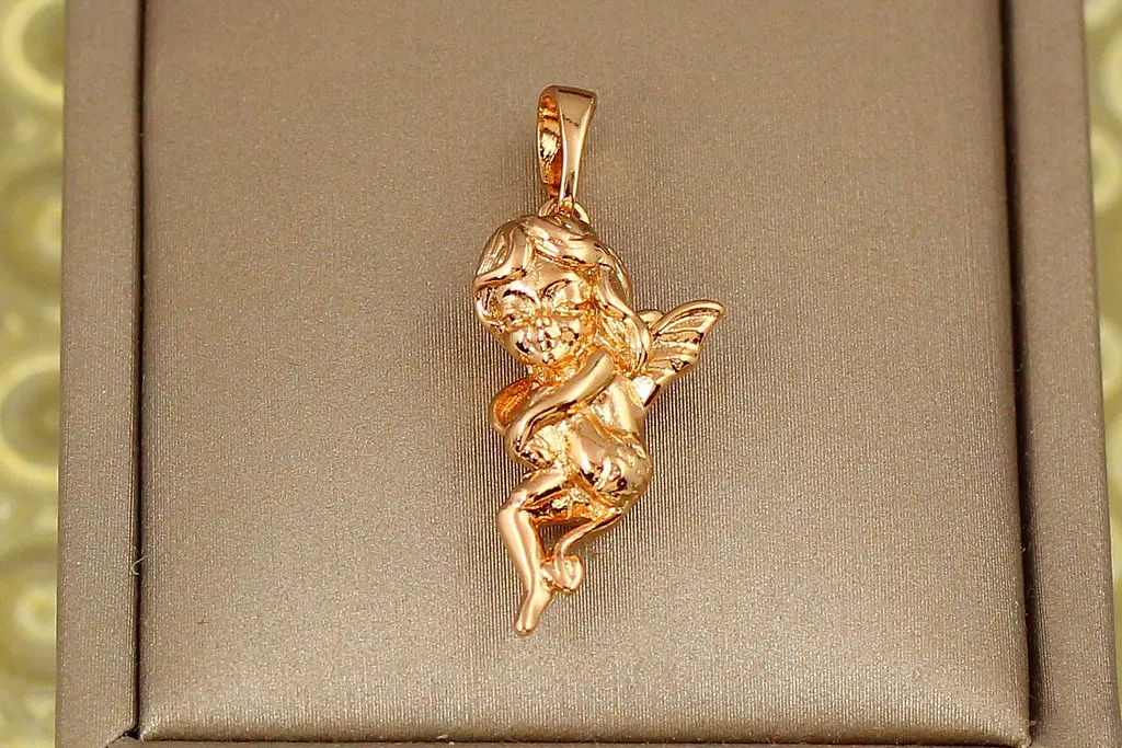 Кулон Xuping Jewelry литий ангел 2,2 см золотистий