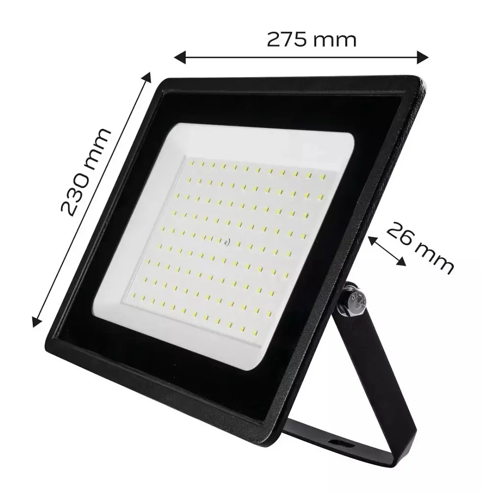 Прожектор Neo Tools алюміній, 220 В, 100Вт, 8000 люмен, SMD LED, кабель 0.3 м бе (99-054) - фото 4