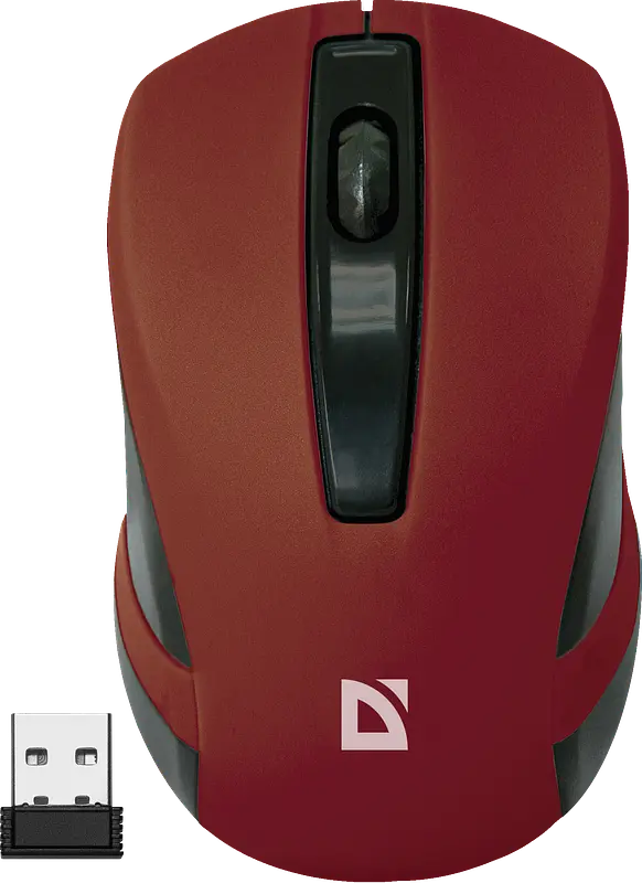 Bluetooth миша DEFENDER MM-605 (52605) red UA - фото 2