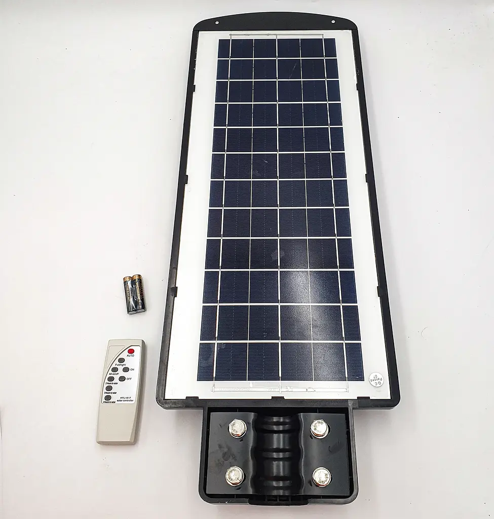 Ліхтар вуличний акумуляторний світильник 30000mAh з пультом на сонячній батареї LED Solar Street Light 375W UKC 7780 - фото 4