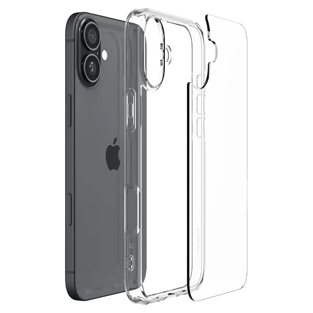 Чохол-накладка Spigen Ultra Hybrid для Apple iPhone 16 Crystal Clear (ACS08197) - фото 4