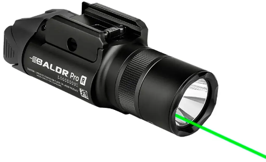 Фонарь с ЛЦВ Olight Baldr Pro R Green Laser Black - фото 3