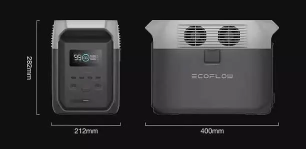Зарядна станція EcoFlow Delta 3 (1024 Вт·год) 1800 Вт екофлоу x-boost 2700Вт(всплеск), швидка зарядка з перехідником під євро-вилку - фото 6