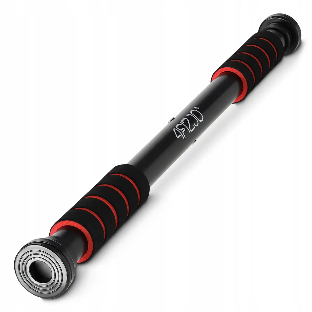 Турнік розсувний 4FIZJO Basic 61.5-100 см Black/Red (P-5905973402712) - фото 7