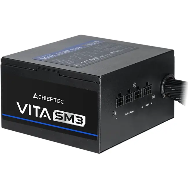 БЖ 650W Chieftec VITA SM3 BPX-650-C ATX 3.1 120mm, 80+ Bronze, Semi modular, Retail - фото 4