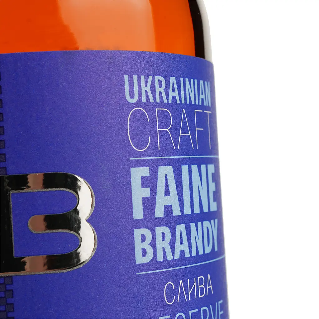Бренди Faine Brandy Slyva Reserve 40% 0.5л - фото 3