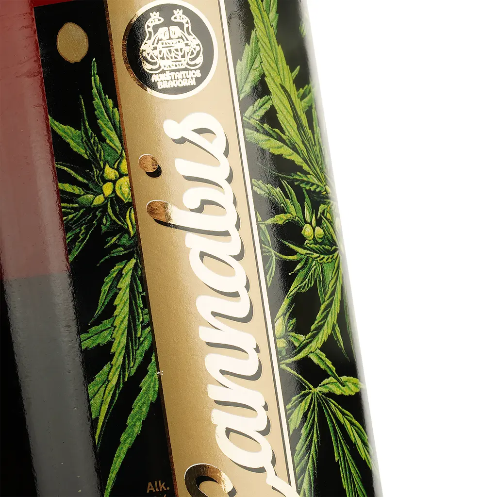 Пиво Aukstaitijos Bravorai Cannabis полутемное нефильтрованное 5% 1 л - фото 3