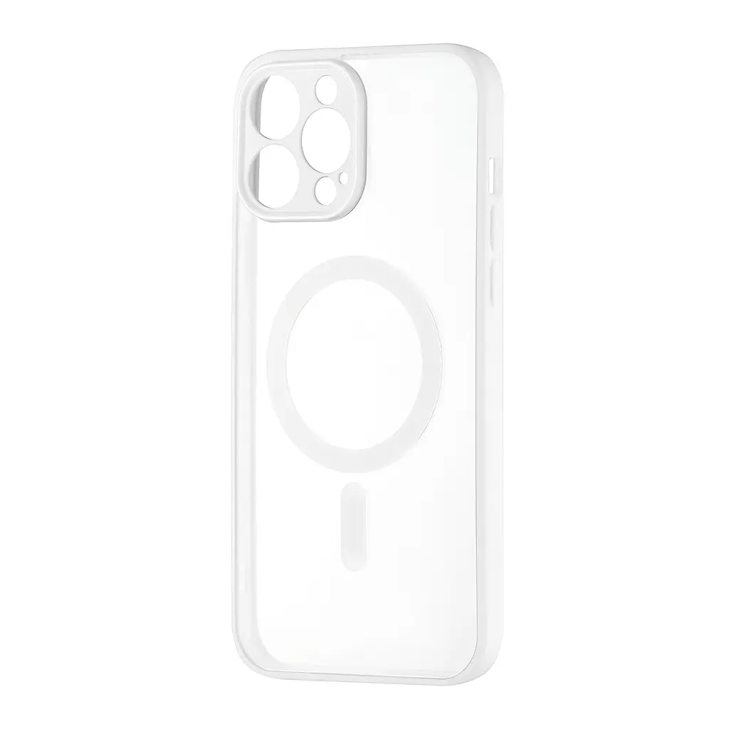 Чохол Color Edge with MagSafe (Protected Camera) iPhone 13 Pro Max White