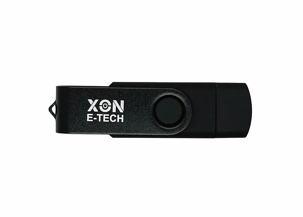 Флеш-накопитель XON FlashDrive DuoConnect 256GB (USB 2.0 + USB Type-C) Черный (FX2DR256PB 4067) - фото 2