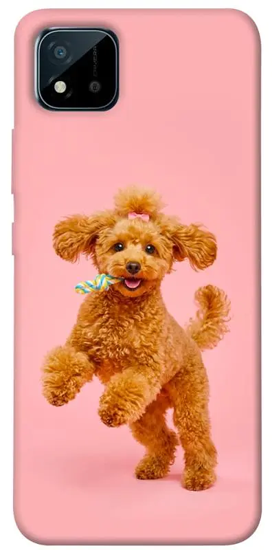 TPU чохол Demsky Happy poodle для Realme C11 (2021)