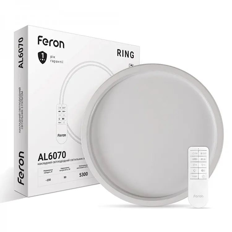 Свiтильник свiтлодiодний Feron AL6070, 90W (40216) - фото 2