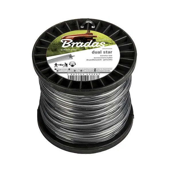 Волосінь для тримера Bradas RIPPER DUAL "зірка" 3,0мм х 100м ZRG30100S