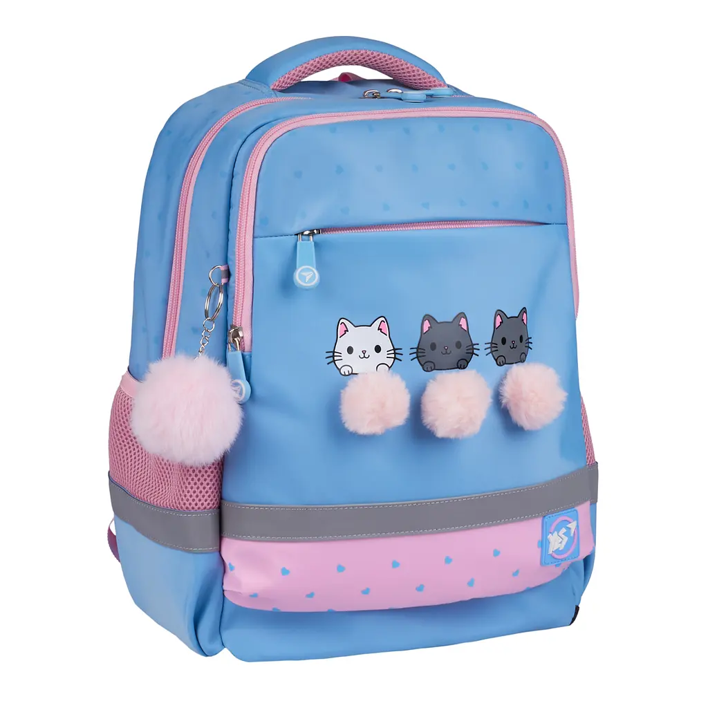 Рюкзак шкільний YES S-52 Ergo Meow-Meow 36х28х13 см Різнокольоровий (559884)